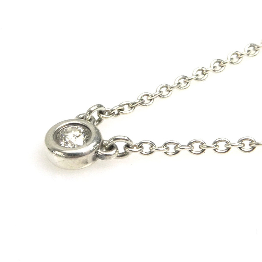Tiffany Co By the Yard Necklace Sterling Silver Diamond